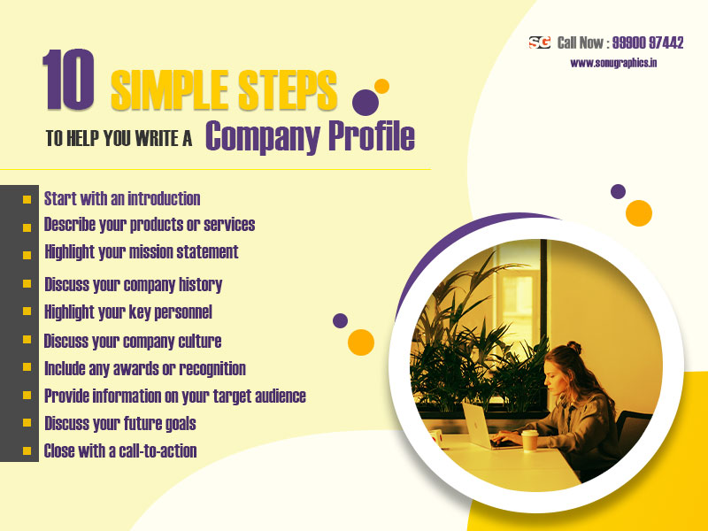 10 simple steps to help you write a company profile- Sonu Graphics